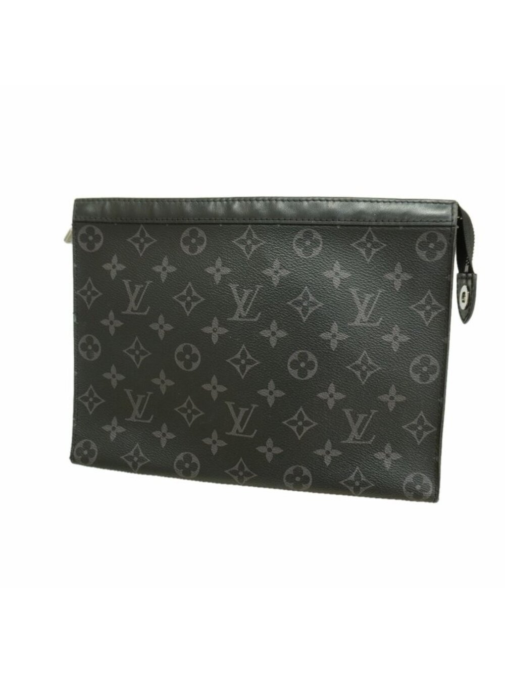 Louis Vuitton Clutch Monogram Eclipse Pochette Voyage MM Black